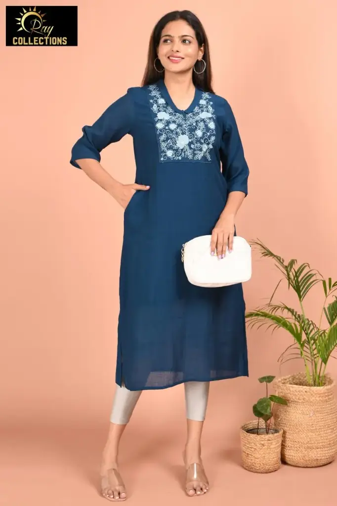 Designer kurtis Dark Blue