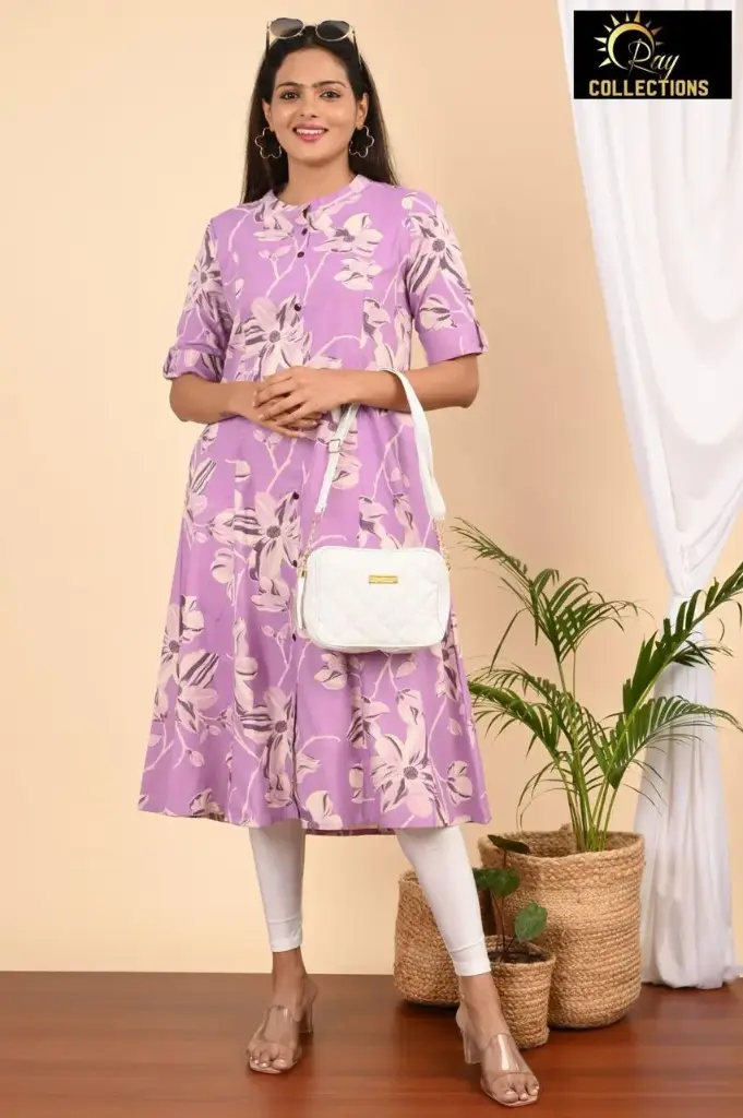 Aline Kurtis Voilet Cotton (S-38)