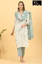 Rayon foil light green 