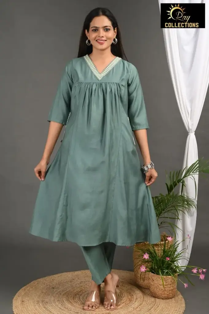 Aline Vatican Cordsets Greenish Gray (S-38)