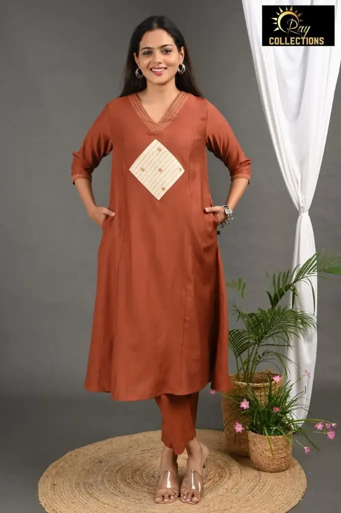 Aline Vatican Cordsets Brown, Cream Diamond (S-38)