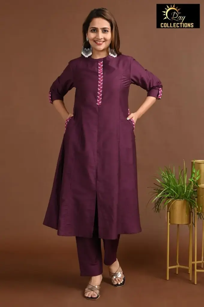 Aline Cordsets  Shiny Purple