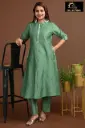 Aline Cordsets  Shiny Green