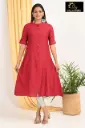 Combo Aline kurtis 2 @ 1200 Red