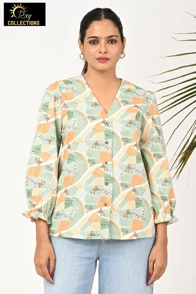 Short Tops Shirt Pattern SFW36 (XS-36)