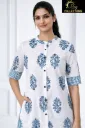 Summer Special Cotton Kurti Sets Blue Design
