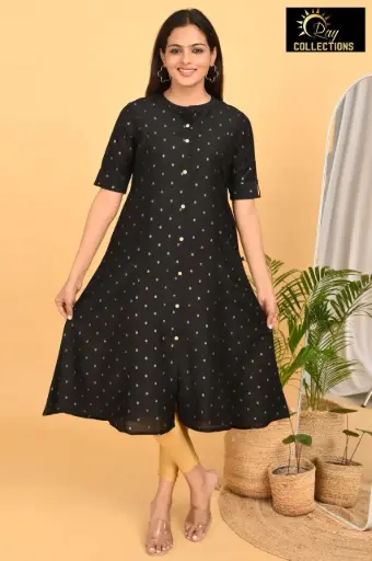 Aline kurtis Black