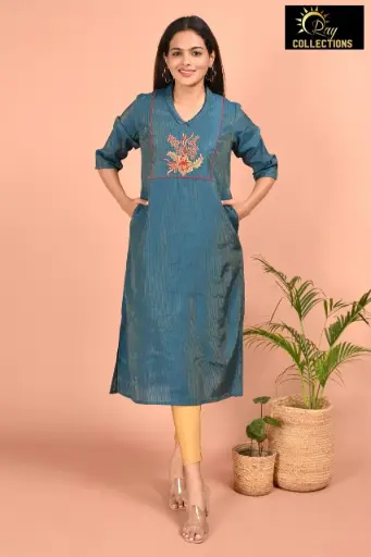 Designer kurtis Blue-1