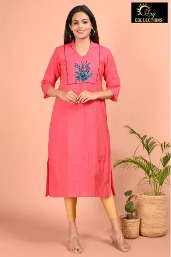 Designer kurtis Pink