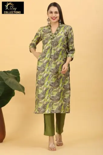 Vatican kurti set Green